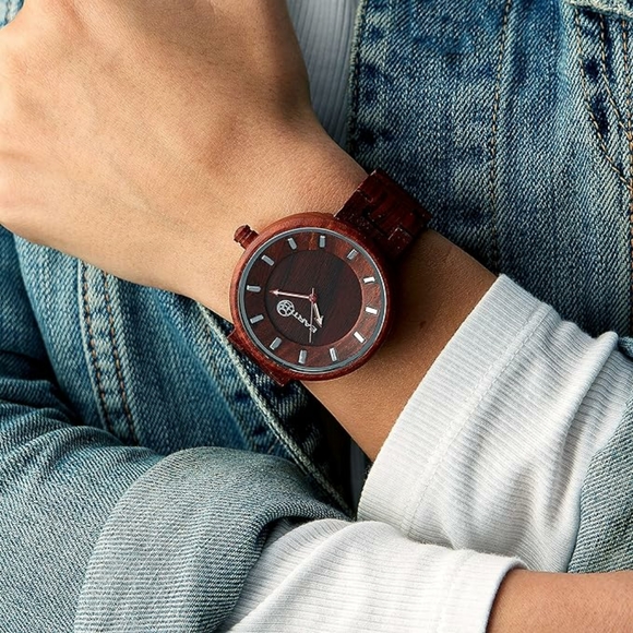 NWT Earth Wood Watches Watch Red main image 7